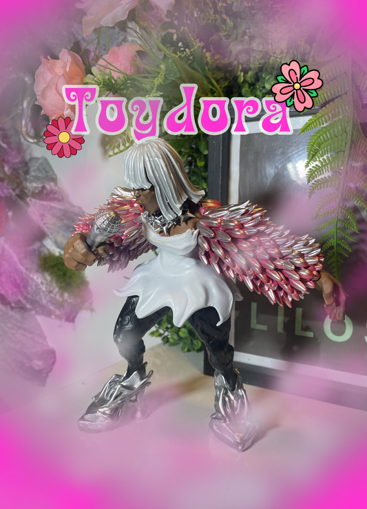 Toydora - Rose Chromé (Lilostudio Résine ArtToy)